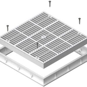 מכסה לנקז אוניברסלי מרובע